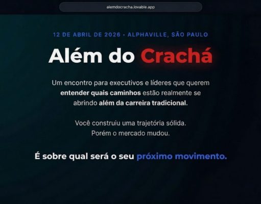 EXECUTIVOS EM TRANSIÇÃO DE PARADIGMA: EVENTO “ALÉM DO CRACHÁ” DEBATE O FIM DA MONODEPENDÊNCIA CORPORATIVA E A CONSTRUÇÃO DE NOVAS ROTAS DE LIDERANÇA
