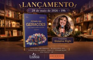 Editora Lisboa e Livraria Drummond anunciam lançamento do livro ‘Jornada das Gerações – Volume II’, sob a coordenação de Gislaine Righi